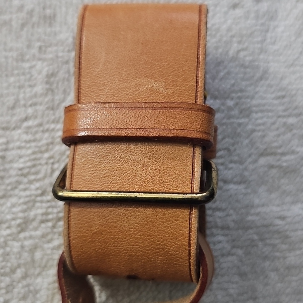 Louis Vuitton - Vachetta Luggage Tag & Poignet - Tan Leather Accessory - Picture 6 of 6